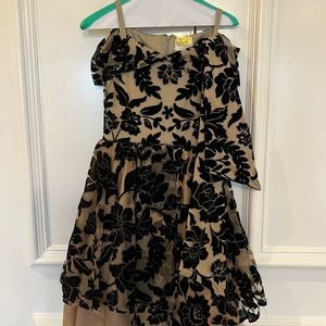 JoyFolie Belle Dress Size 12 - Black Tan